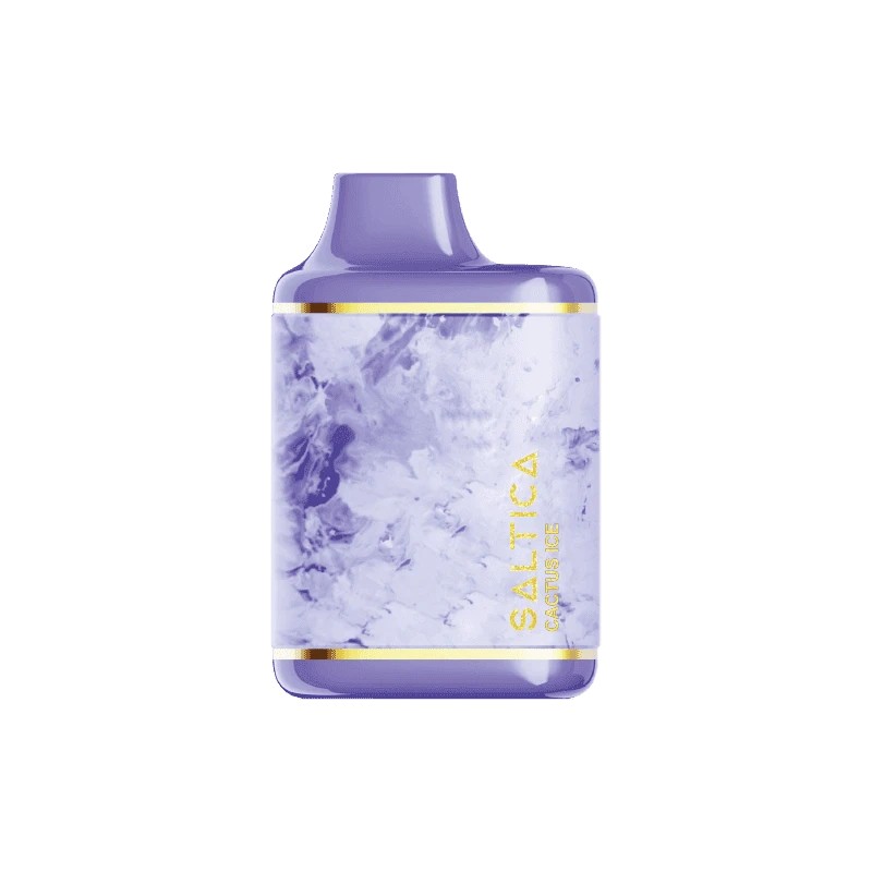 Saltica Leather 7000 Cactus Ice Uygun fiyatıyla 7000 puff ferahlatıcı kaktüs buz aroması sunan salt nikotin kullan at vape bar.