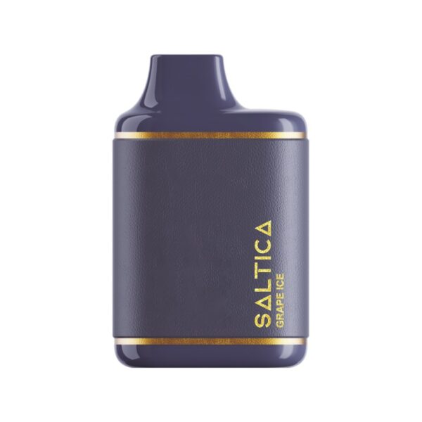 Saltica Leather 7000 Grape Ice kullan-at vape, uygun fiyatıyla 7000 puf ve taze üzüm buz aroması sunar.