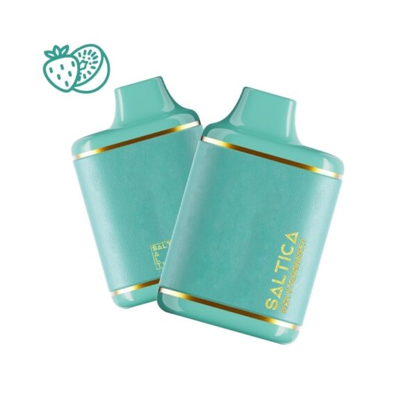 Saltica Leather 7000 Kiwi Strawberry kullan-at vape, uygun fiyatıyla 7000 puf ve taze kivi çilek aromalı salt nikotin sunar.