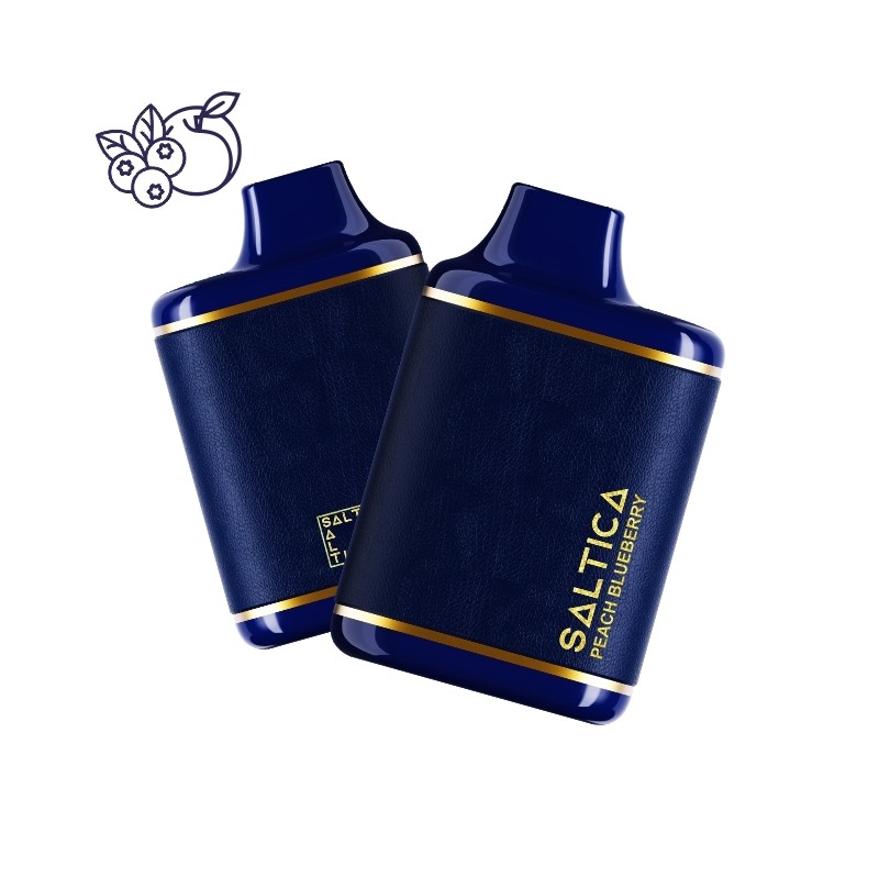 Saltica Leather 7000 Şeftali Yaban Mersini Uzun Ömürlü Fiyatı Şeftali ve yaban mersini aromalı Saltica Leather 7000 kullan-at vape bar, uygun fiyatıyla uzun süreli salt nikotin keyfi sunar.