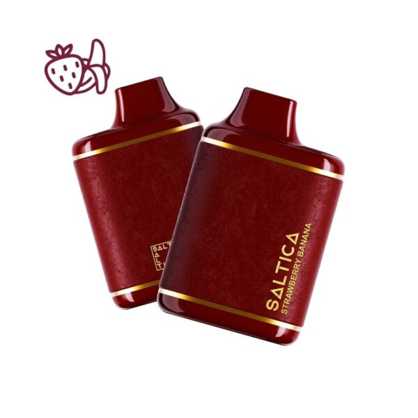 Uygun fiyatlı Saltica Leather 7000 ile çilek ve muz aromalı 7000 pufluk salt nikotin keyfi yaşayın.
