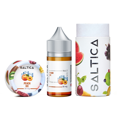 Saltica Peach Ice Likit Şeftali Buz - 1 Uygun fiyatlı Saltica Peach Ice likiti, şeftali aroması ve buz etkisiyle yüksek salt nikotin doyumu sunar.