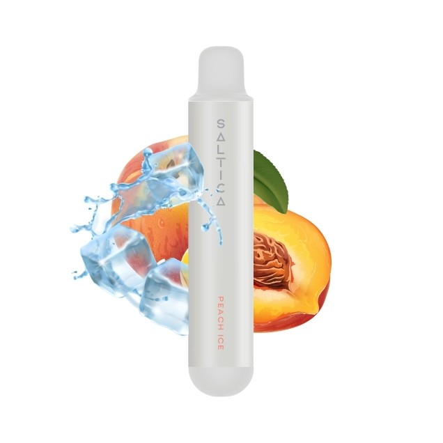 Saltica Pearl Peach Ice 600 Puf 20 mg salt nikotinli şeftali buz aromalı bu uygun fiyatlı kullan-at vape pen ile ferahlatıcı bir deneyim yaşayın.