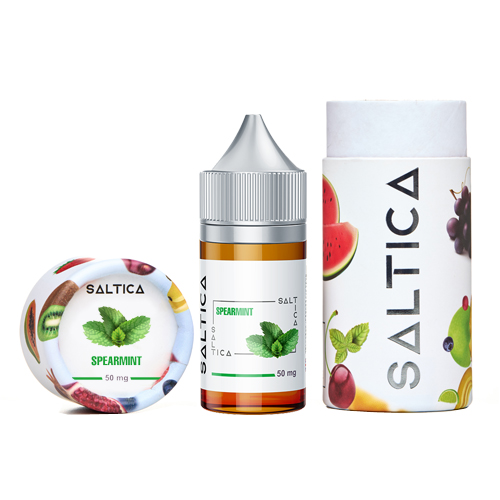 Saltica Spearmint Likit Ferah nane aromasıyla salt nikotin keyfini uygun fiyata sunan Saltica Spearmint Likiti.