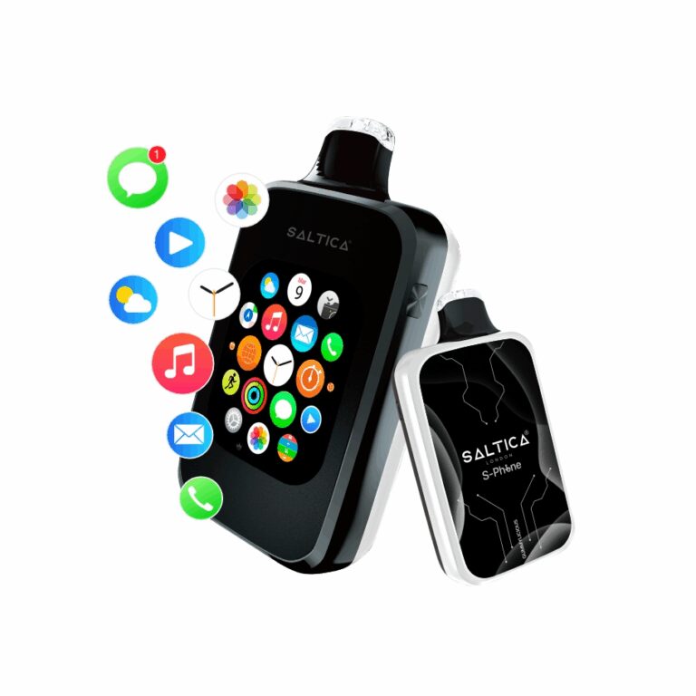 Uygun fiyatlı Saltica S-Phone 30000 GummyLicious kullan-at vape bar, salt nikotin ile uzun süreli sakız aroması sunar.