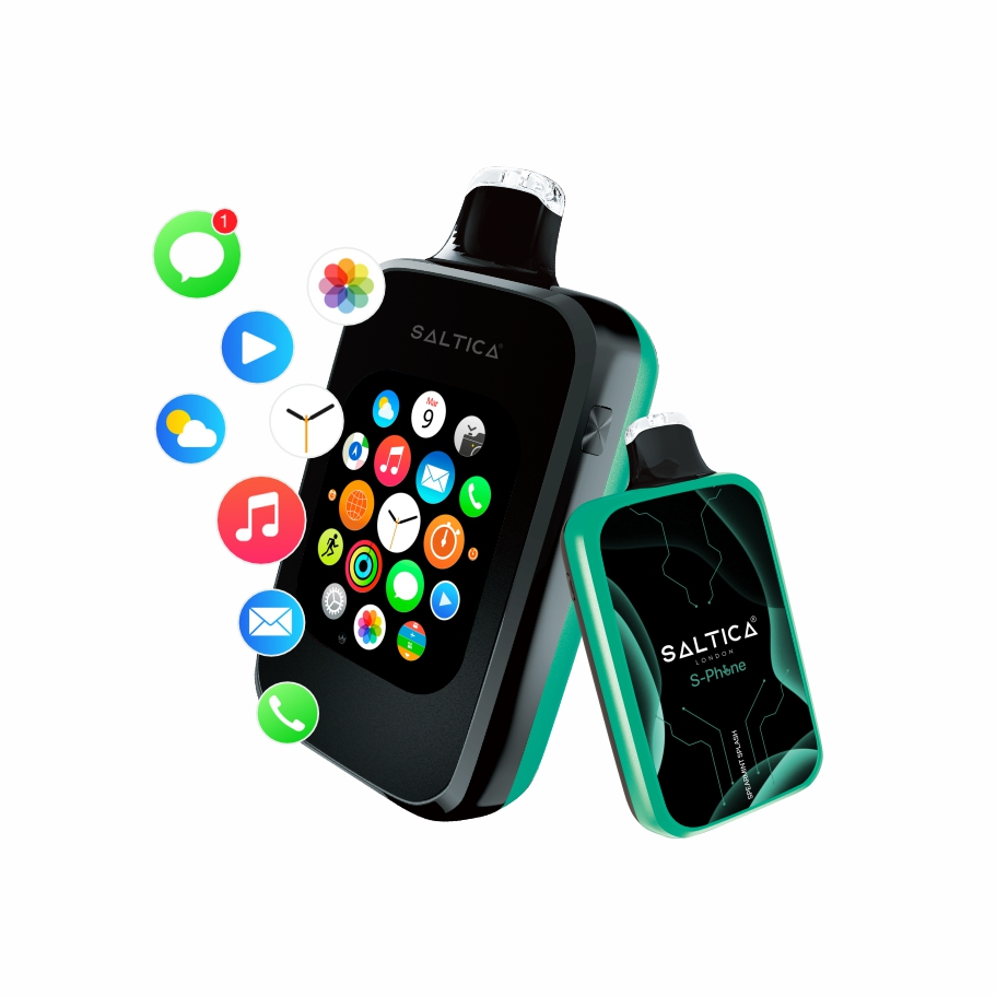 Saltica S-Phone 30000 Spearmint Splash Uygun fiyatlı Saltica S-Phone 30000, ferah nane aroması ve 30.000 puf kapasitesiyle pratik bir salt nikotin deneyimi sunar.