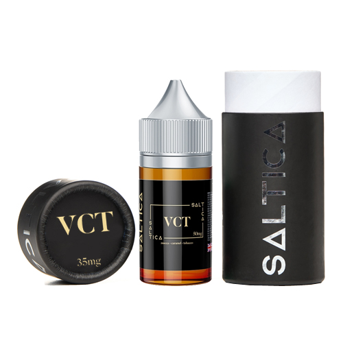 Saltica VCT Salt Likit Premium Nikotin Uygun fiyatlı Saltica VCT salt nikotin likiti, yoğun lezzet ve premium buhar deneyimi sunar.