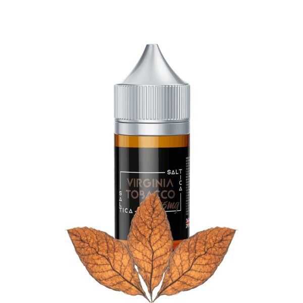 Uygun fiyatlı Saltica Virginia Tobacco tütün aromalı likit, yoğun lezzet ve hızlı salt nikotin etkisi sunar.