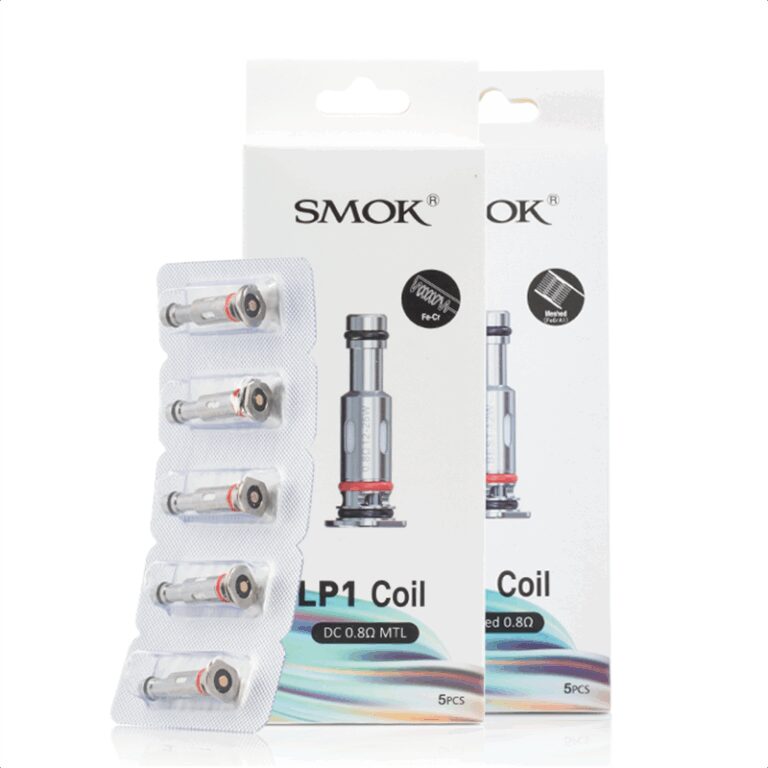 Uygun fiyatıyla salt nikotin için uzun ömürlü ve lezzet dengesini koruyan Smok LP1 Coil.