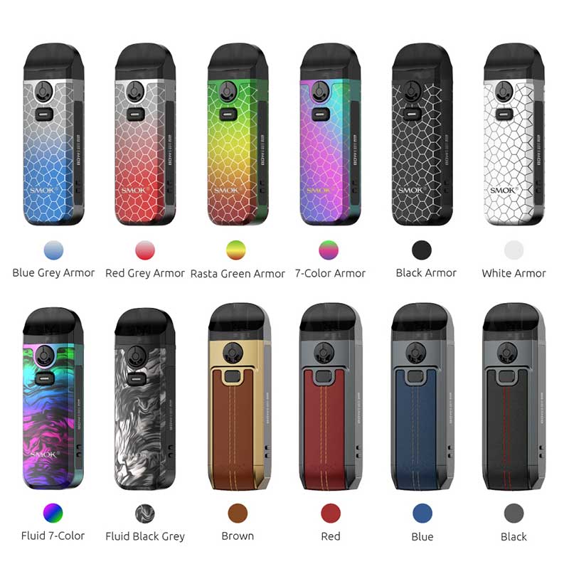 Smok Nord 4 Pod Mod Renk ve Tasarım Seçenekleri