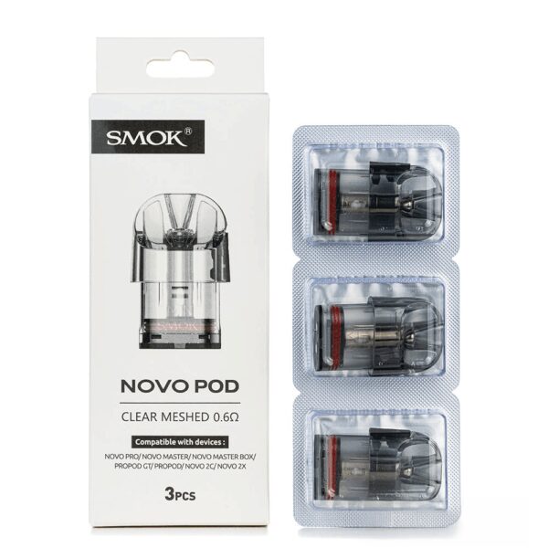 Smok Novo Clear Pod Kartuş ile sızdırmaz yapısı ve uygun fiyatı sayesinde salt nikotin için uzun ömürlü performans elde edin.