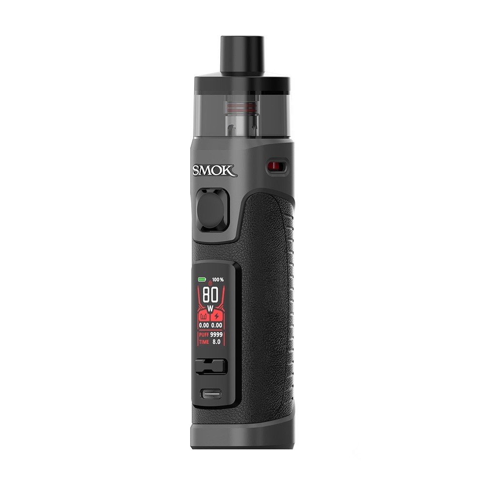 Smok RPM 5 Pro Kit 80W Smok RPM 5 Pro Kit, 80W güç ve 6ml kapasiteyle salt nikotin için uygun fiyatlı bir pod sistemidir.