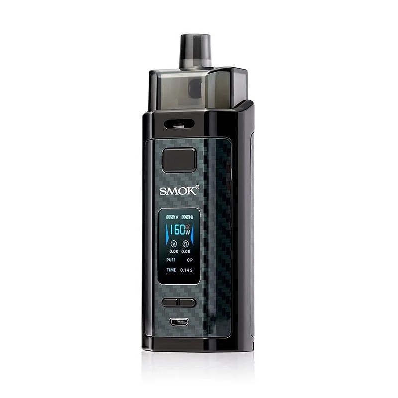 Smok RPM160 Dual Pod Mod 160W 160W güç ve yenilenebilir pod sistemiyle uygun fiyata salt nikotin keyfi sunar.