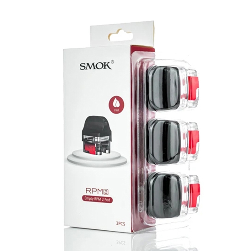 Smok RPM2 3'lü Yedek Kartuş Smok RPM2 için 3'lü orijinal yedek kartuş seti, uygun fiyatıyla üstün lezzet ve salt nikotin kullanımı sunar.