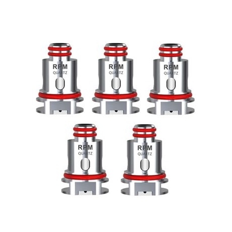 Smok RPM40 1.2 ohm quartz coil 5'li paket, seramik teknolojisiyle uzun ömürlü kullanım ve salt nikotin uyumu sunan uygun fiyatlı bir seçenektir.