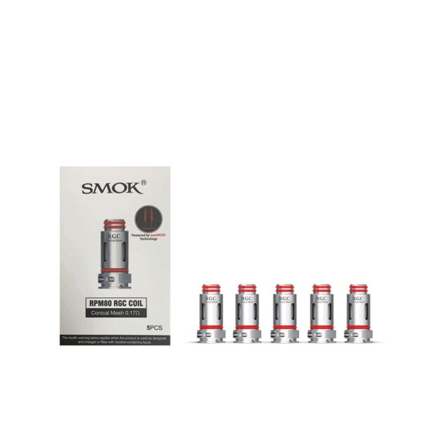 Smok RPM80 RGC Coil, uygun fiyatıyla dayanıklı yedek atomizerdir ve salt nikotin için mükemmel buhar üretir.