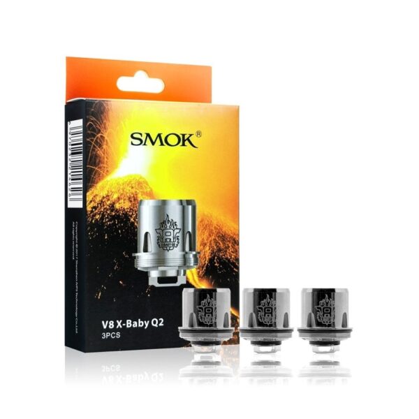 Uygun fiyatlı SMOK TFV8 X-Baby Coil ile yüksek buhar performansı ve salt nikotin için uzun ömürlü kullanım.