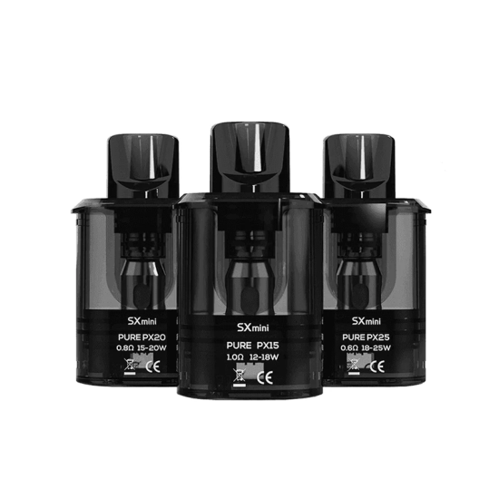 SX Mini Puremax PX Kartuş SX Mini Puremax PX kartuş, salt nikotin uyumlu mesh yapısıyla yoğun lezzet ve uygun fiyat sunar.