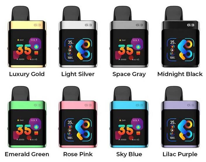 Uwell Caliburn G3 Pro KOKO Renk Seçenekleri ve Tasarımı