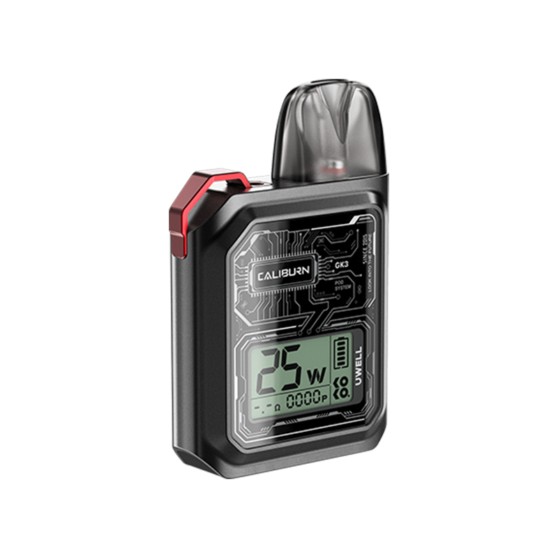 Uwell Caliburn GK3 Pod Mod Uygun fiyatlı Uwell Caliburn GK3 Pod Mod, kompakt tasarım ve güçlü bataryayla salt nikotin için zengin lezzet sunar.