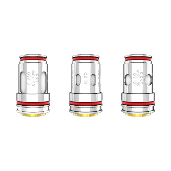 Uygun fiyatıyla salt nikotin için ideal, üstün lezzet ve dayanıklılık sunan Uwell Crown V Coil yedek atomizer.
