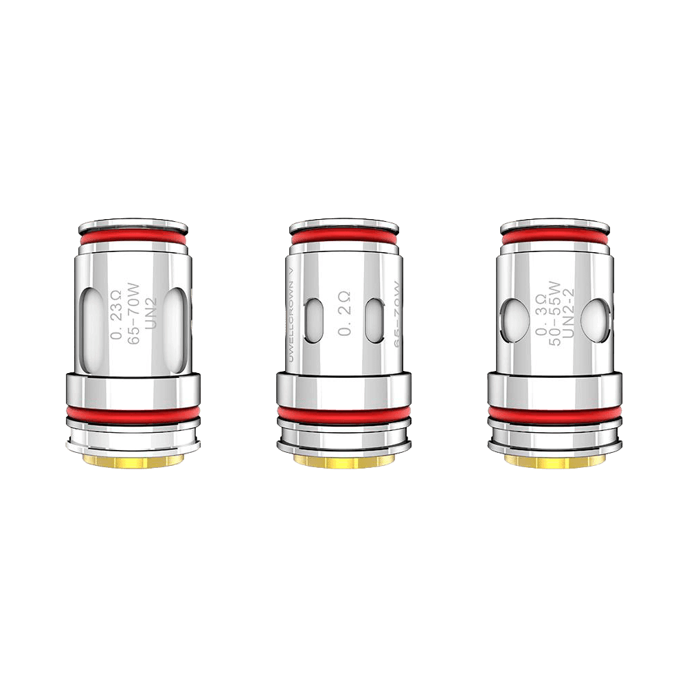 Uwell Crown V Coil Uygun fiyatıyla salt nikotin için ideal, üstün lezzet ve dayanıklılık sunan Uwell Crown V Coil yedek atomizer.