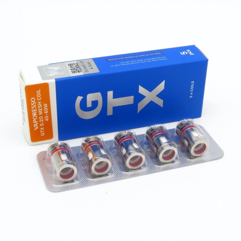 Vaporesso GTX Coil 5li ile uygun fiyata uzun ömürlü ve yoğun lezzetli salt nikotin buharı deneyimi.