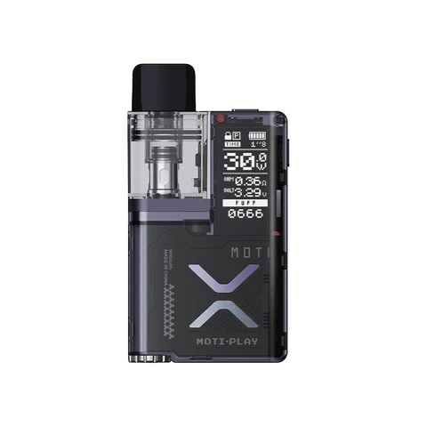 Vaporesso Moti X Play Pod Mod Uygun fiyatıyla kompakt ve şık Vaporesso Moti X Play Pod Mod, güçlü salt nikotin deneyimi sunar.