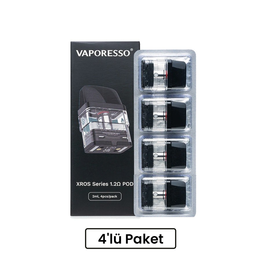 Uygun fiyata Vaporesso XROS kartuş 4'lü set ile üstün lezzet ve uzun ömürlü salt nikotin performansı.