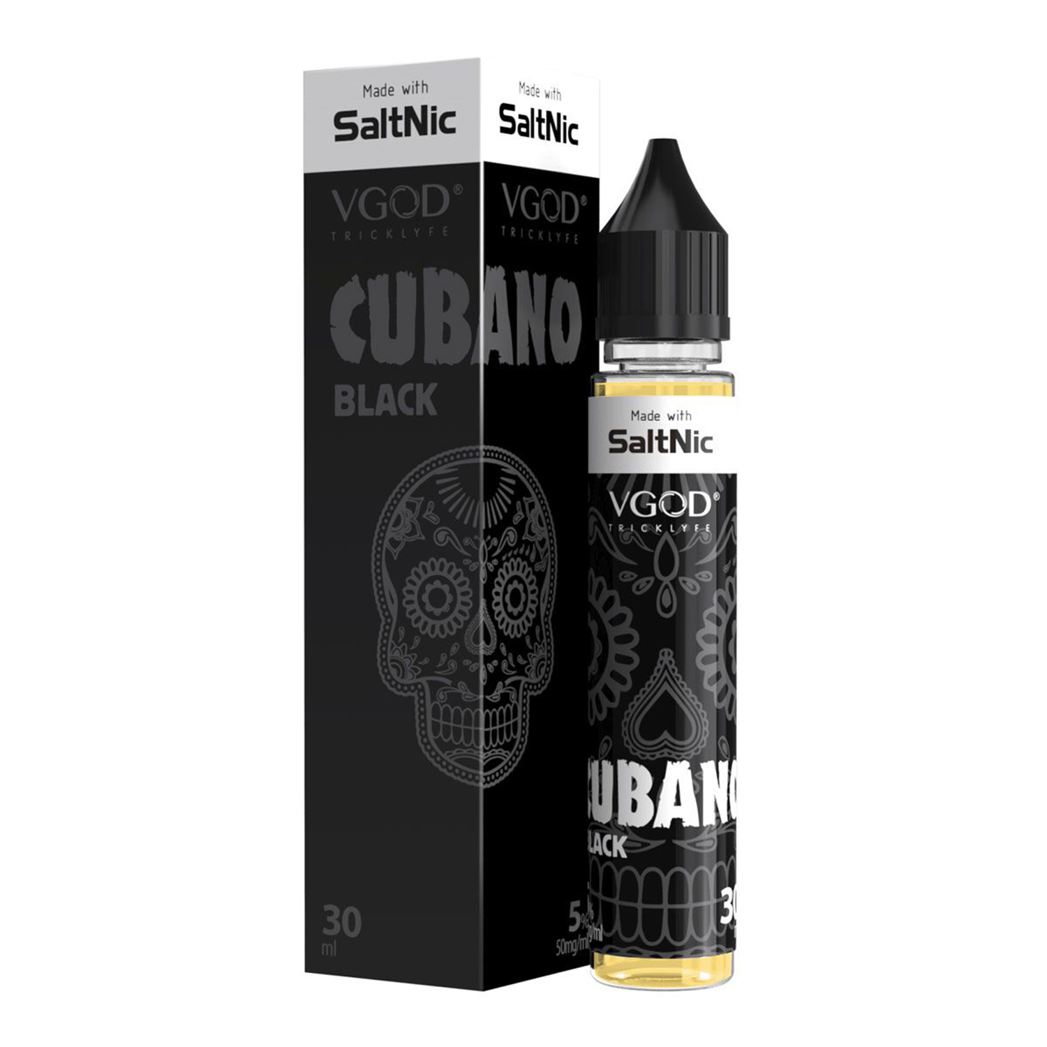 Vgod Cubano Black Salt Likit 30ml Tütün Fiyatı Uygun fiyatlı Vgod Cubano Black Salt 30ml likit, tütün ve vanilya notalarıyla zengin bir salt nikotin deneyimi sunar.