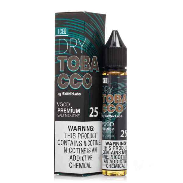 Uygun fiyatlı Vgod Dry Tobacco Iced, tütün ve mentolün dengeli buluşmasıyla serin bir salt nikotin deneyimi sunar.