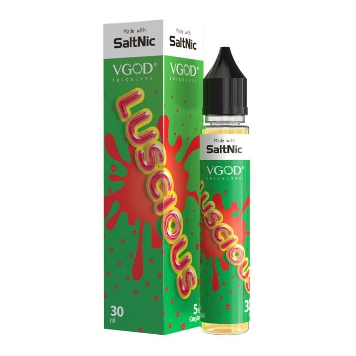 Vgod Luscious Salt Likit Yoğun Nikotin Uygun fiyatıyla zengin aromalı Vgod Luscious salt nikotin likit, pod cihazlar için yüksek buhar performansı sunar.