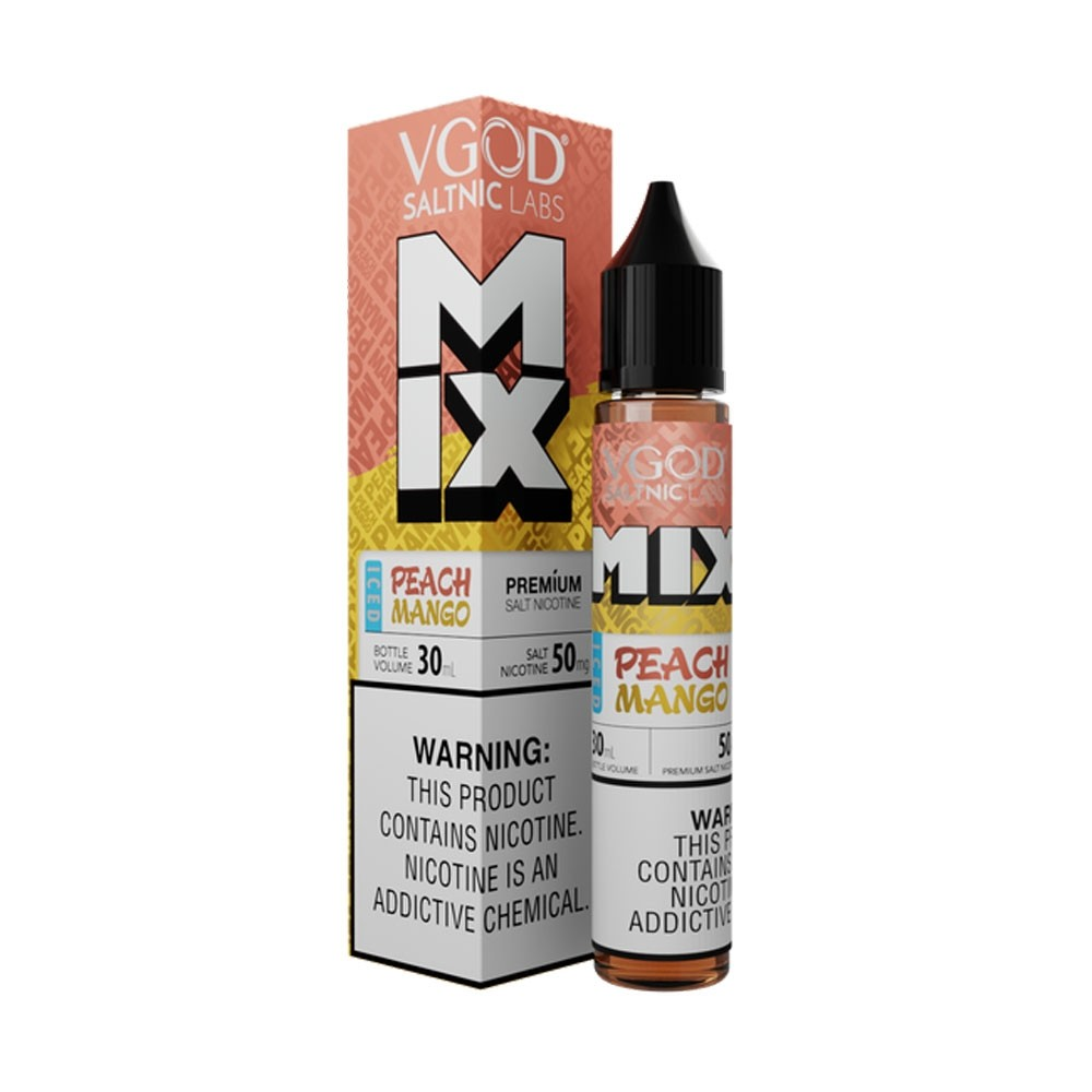 Vgod Peach Mango Mix Iced Salt Likit Uygun fiyatlı Vgod Peach Mango Mix Iced ile şeftali ve mango aromalarının buz gibi ferahlığını keşfedin.