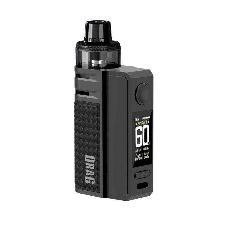 Uygun fiyatıyla 60W güç ve yenilenebilir pod sistemi sunan Voopoo Drag E60, salt nikotin için taşınabilir bir seçenek.