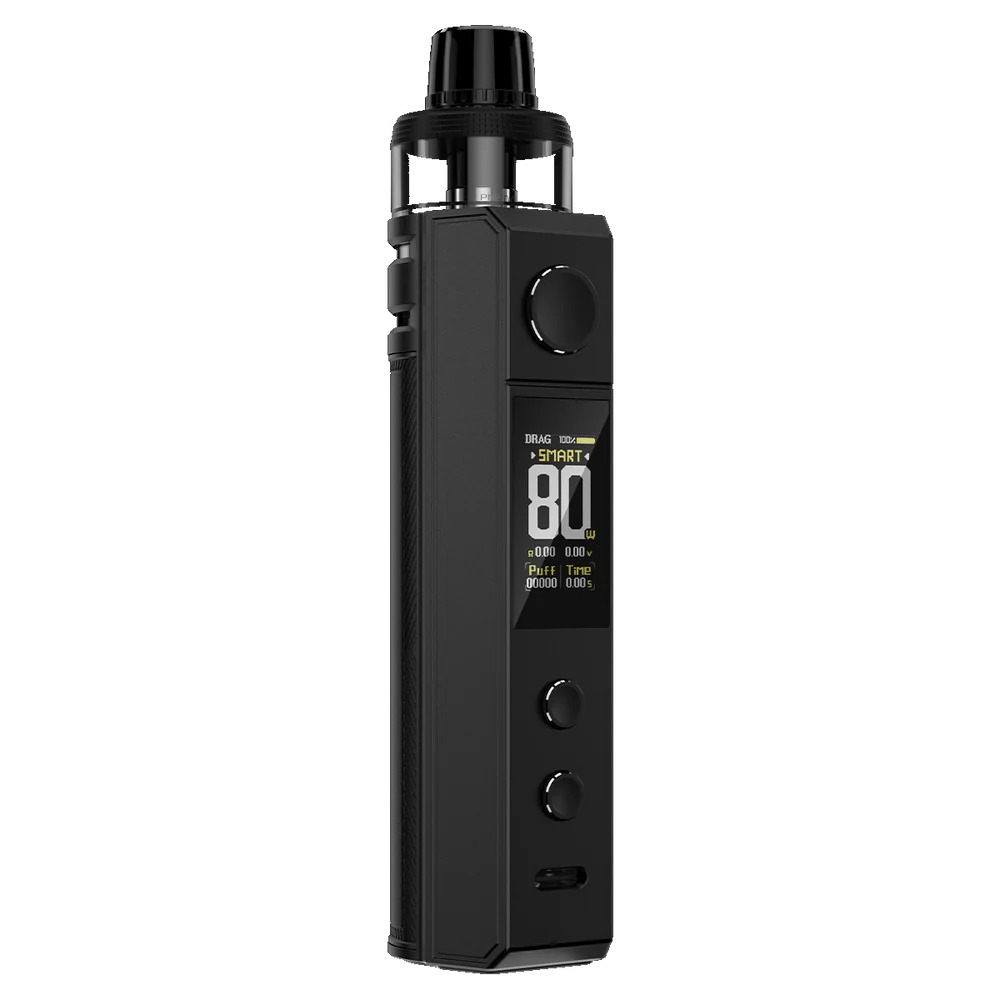 Voopoo Drag H80s Kit - 1 Uygun fiyatlı Voopoo Drag H80s Kit, kompakt gövdesinde güçlü buhar ve Type-C hızlı şarj ile salt nikotin için taşınabilir performans sunar.