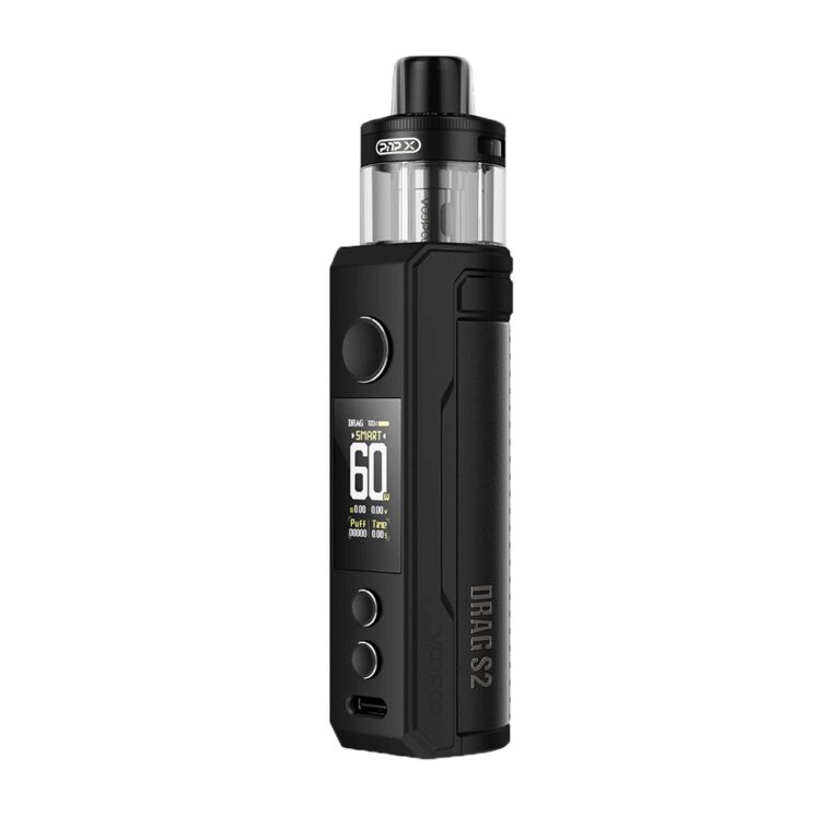 60W gücü ve PnP-X uyumuyla yoğun buhar sunan Voopoo Drag S2, salt nikotin için uygun fiyatlı bir pod mod.