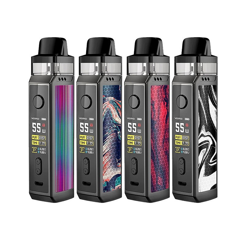 Voopoo Vinci X Pod Mod 100W Uygun fiyatlı Voopoo Vinci X, 18650 pil ile 5-100W güç sunarak salt nikotin kullanımı için taşınabilir pod mod.