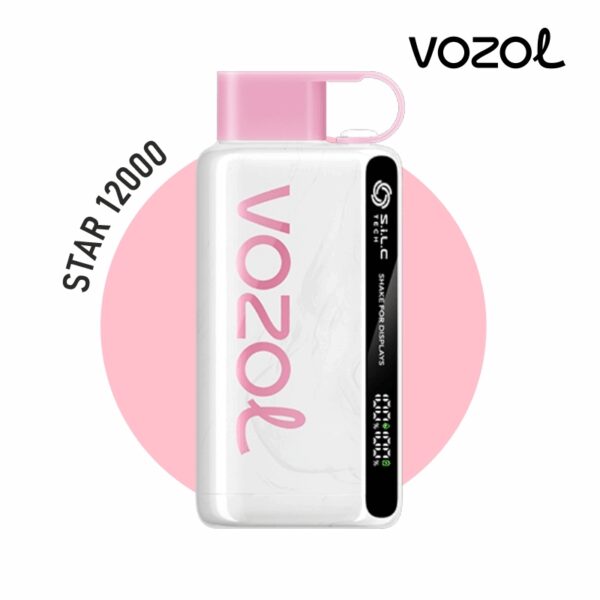 Ferah pembe limonata aromalı Vozol Star 12000, 12000 puff ve salt nikotin ile uygun fiyatlı kullan-at vape keyfi sunar.