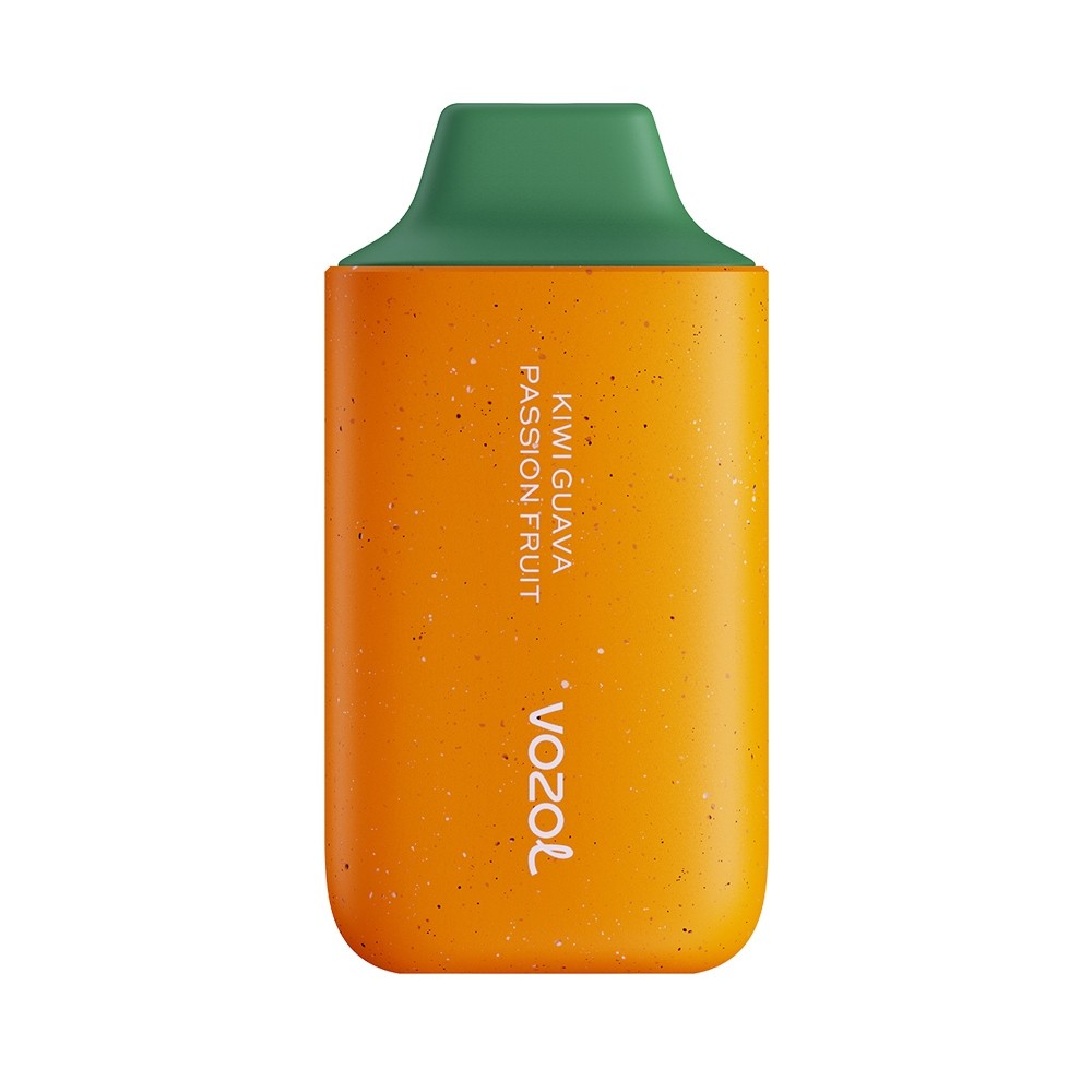 Vozol Star 6000 Kiwi Guava Passion Fruit Uygun fiyata 6000 pufluk taze meyve karışımı sunan salt nikotin kullan-at pod.