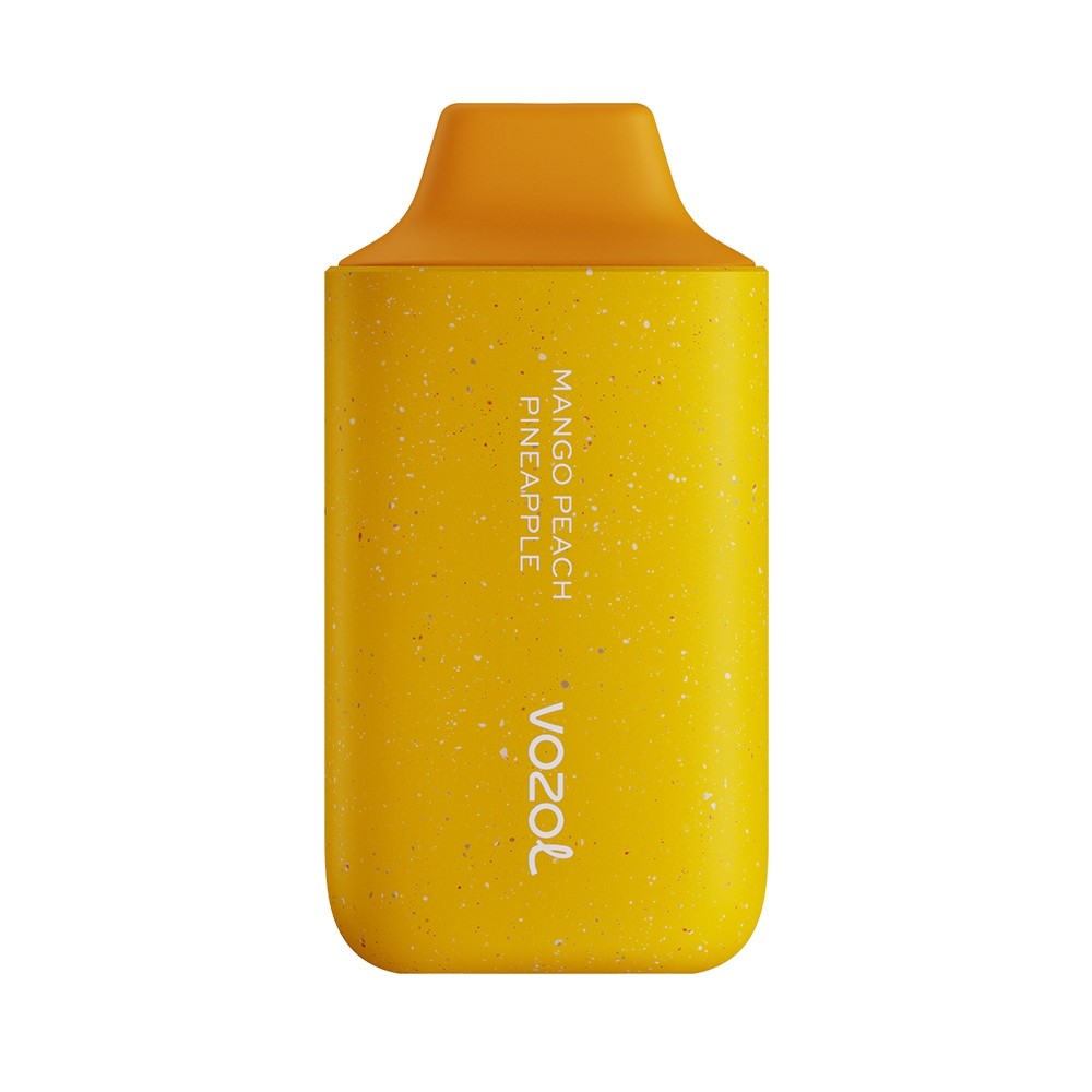 Vozol Star 6000 Mango Peach Pineapple Uygun fiyatlı Vozol Star 6000, mango şeftali ananas tropikal lezzetini salt nikotin ile sunar.