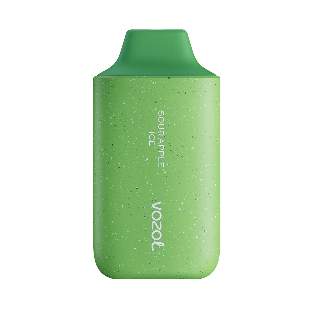 Vozol Star 6000 Sour Apple Ice Uygun fiyatıyla ferahlatıcı ekşi elma aroması ve güçlü salt nikotin sunan uzun ömürlü Vozol Star 6000.
