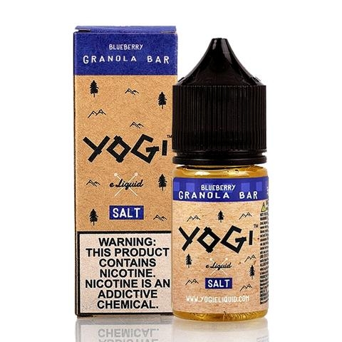 Uygun fiyatıyla 30ml Yogi Blueberry Granola Bar salt nikotin likiti, yaban mersini ve granola lezzetini birleştirir.