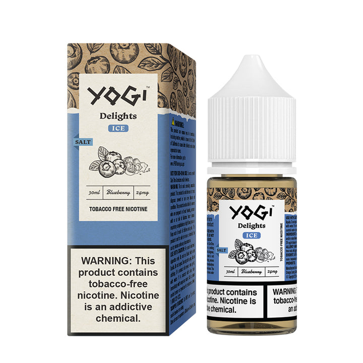 Yogi Delight Blueberry Ice Likit Ferah yaban mersini tadını uygun fiyata sunan yüksek performanslı salt nikotin likiti.