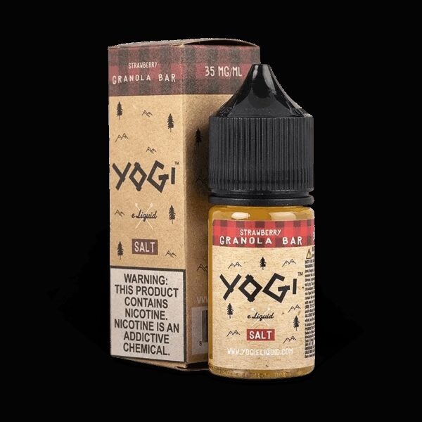 Yogi Salt 30ml çilek aromalı salt nikotin likiti, pod sistemlerde güçlü buhar ve uygun fiyat sunar.