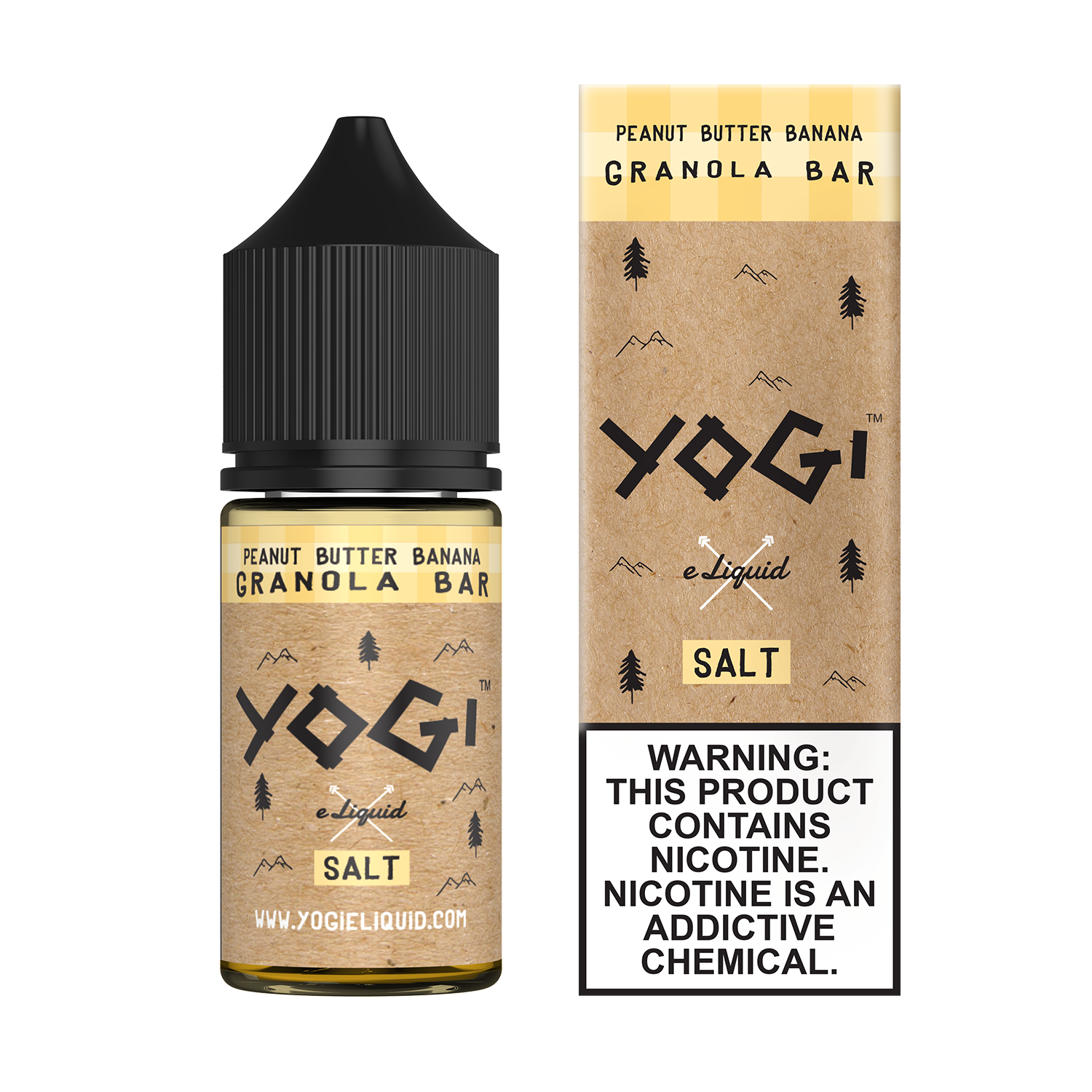 Yogi Fıstık Ezmesi Muzlu Granola Bar Likit 30ml Yogi Fıstık Ezmesi Muzlu Granola Bar aromalı 30ml likit, yoğun lezzeti ve salt nikotin seçeneğiyle uygun fiyatlı keyif sunar.