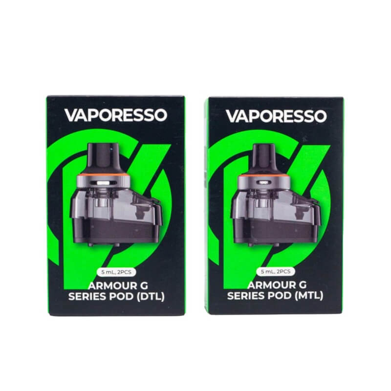 Vaporesso Armour G Kartuş Vaporesso Armour G kartuşu, uygun fiyatıyla kompakt yapıda salt nikotin için üstün lezzet ve yoğun buhar sunar.