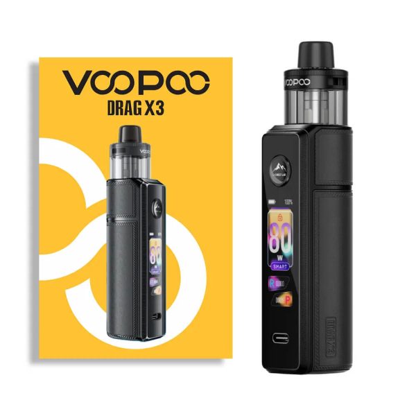 Uygun fiyatlı Voopoo Drag X3, 21700 pil ve PnP X coil ile salt nikotin için yoğun buhar sunar.