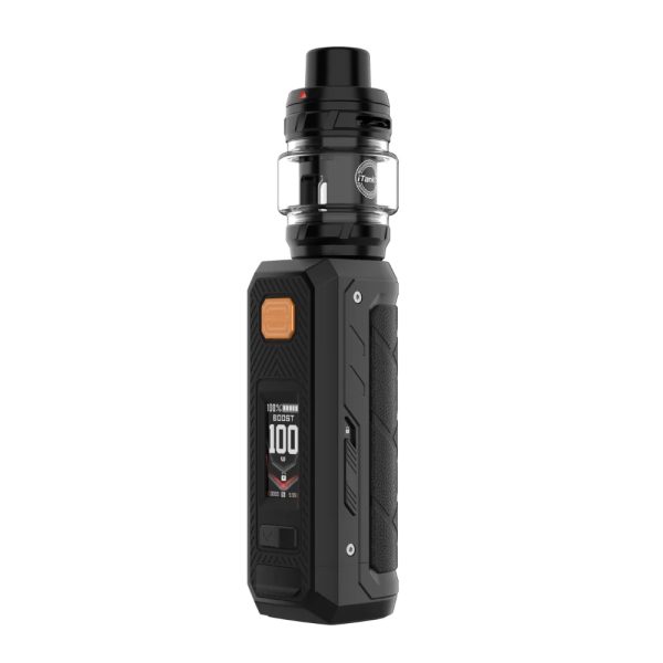 5500mAh bataryalı Vaporesso Armour Ultra Kit, uygun fiyatıyla salt nikotin için IP68 dayanıklılık sunar.