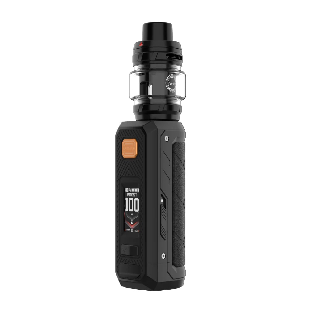 Vaporesso Armour Ultra Kit 100W - 3 5500mAh bataryalı Vaporesso Armour Ultra Kit, uygun fiyatıyla salt nikotin için IP68 dayanıklılık sunar.