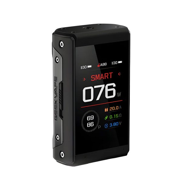 200W güç ve dokunmatik ekranıyla uygun fiyatlı Geekvape T200 Mod, salt nikotin için idealdir.